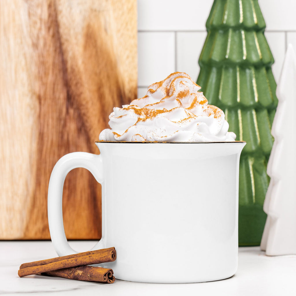 Ceramic Camp Mug White 13oz