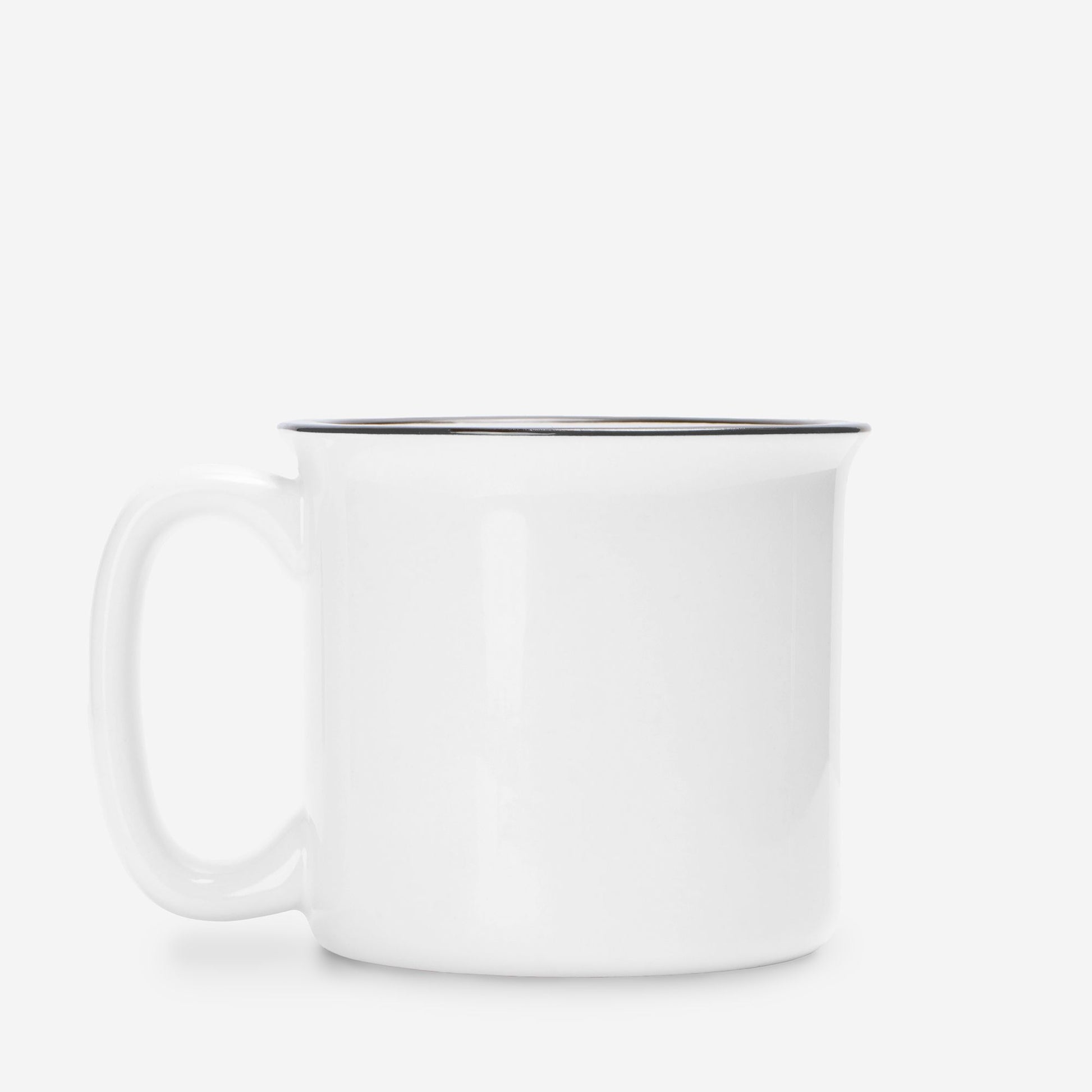 Ceramic Camp Mug White 13oz
